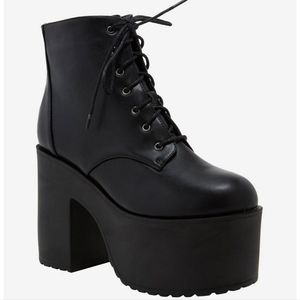 Stomp You Out Platform Boots